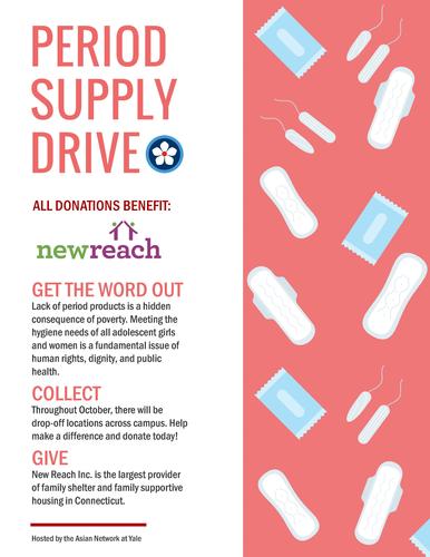 Period Supply Drive Flyer